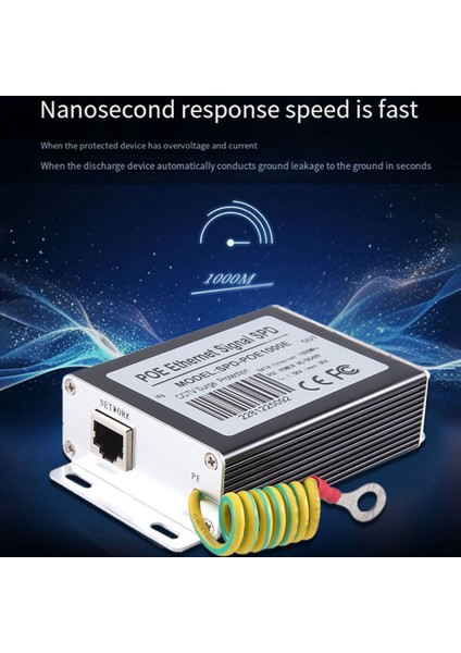 Tek Kanallı Gigabit Poe Poe Ethernet Sinyal Spd Network Surge Protector 1000MBPS Spd Cctv Ip Kameraları Için Önleyici (Yurt Dışından) fırsatları