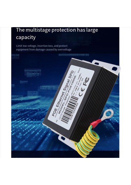 Tek Kanallı Gigabit Poe Poe Ethernet Sinyal Spd Network Surge Protector 1000MBPS Spd Cctv Ip Kameraları Için Önleyici (Yurt Dışından) indirimleri