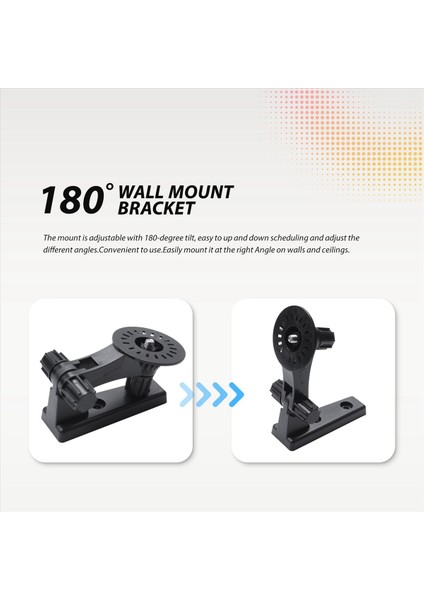 Duvar Montajı Kamera Depolama Stand Tutucu 180 Derece Bulut Kamerası Için Ayarlanabilir 291 Serisi Wifi Ev Güvenliği Camara (Siyah) (Yurt Dışından) modelleri