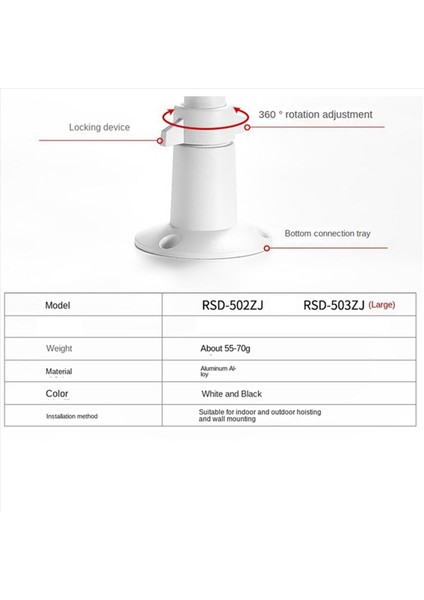 Kamera Braketi Güvenlik Kamera Braketi Için 2x Kapalı Dış Mekan Ayarlanabilir Montaj Duvar/tavan Güvenlik Braketi (Yurt Dışından) fiyatları