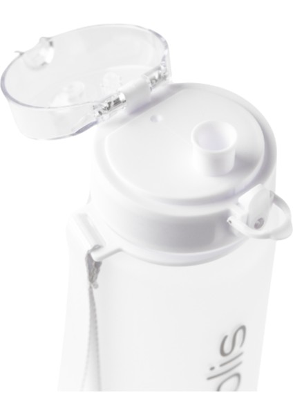 Tritan Suluk ve Matara 1050 ml - Su Matarası - Pipetsiz, %100 Sızdırmaz Garantili, BPA ve Toksik İçermez, Koku Yapmaz, Dayanıklı Kumaş Askılı - Beyaz modelleri