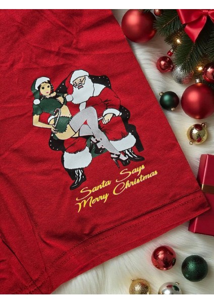 - Yılbaşı Temalı Desenli Erkek Boxer – Hediye Paketli