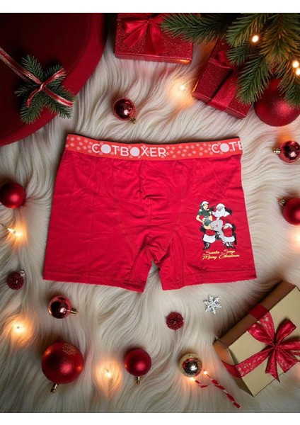 - Yılbaşı Temalı Desenli Erkek Boxer – Hediye Paketli fiyatları