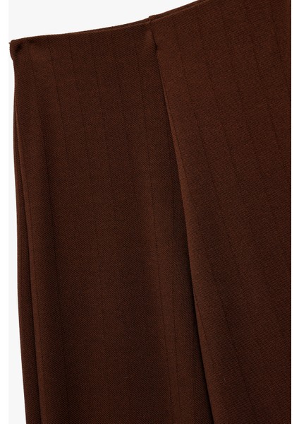 Normal Bel Uzun Düz Geniş Paça Pantolon modelleri