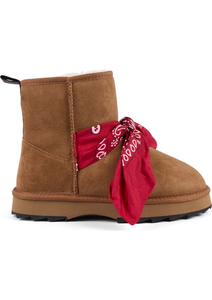 Sharky Mini Bandana Kadın Kahverengi Bot