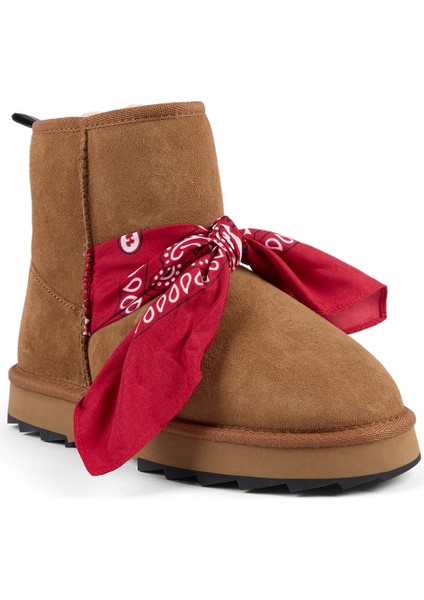 Sharky Mini Bandana Kadın Kahverengi Bot fiyatları