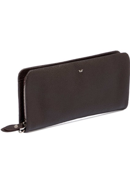 Kahve Hakiki Deri Erkek El Çantası - S1PC00001603-A7P