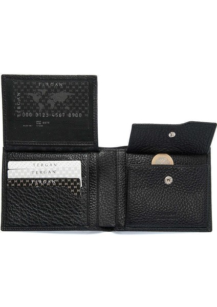 Siyah Hakiki Deri Erkek Cüzdan - S1CE00001469-A41