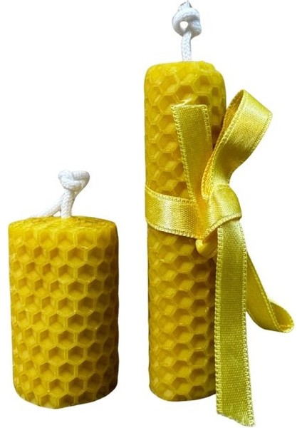 2217 El Yapımı 2'li Set Doğal Balmumu - 10 cm / 5 cm fırsatları