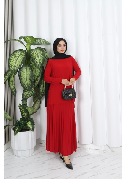 Eteği Piliseli Sade Tunik Takım fiyatları