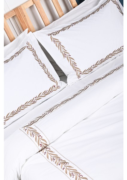 Linda Nakışlı %100 Pamuk Nevresim Takımı fiyatları