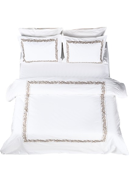 Linda Nakışlı %100 Pamuk Nevresim Takımı