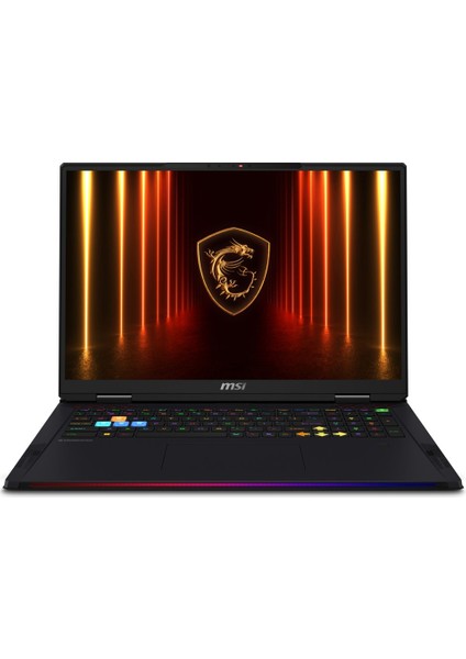 Msı Raıder A18 Hx A9WIG-092TR Amd Ryzen 9 9955HX3D 16 GB Ram 2 Tb SSD Geforce RTX5080 18" Uhd+ Freedos K11