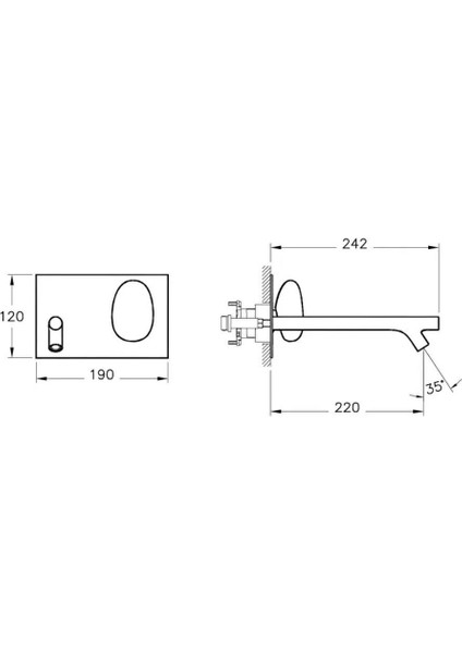 Istanbul Ankastre Lavabo Bataryası - A42231 fiyatları