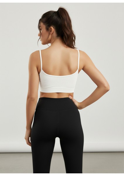 Kadın Pamuklu Ince Askılı Fitilli Çıkarılabilir Pedli Büstiyer fiyatları