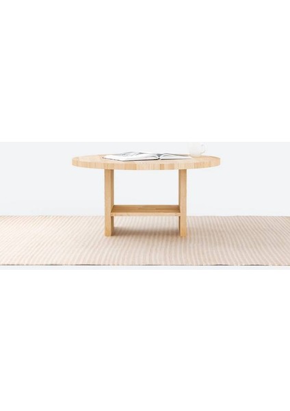 Masif Ağaç Yuvarlak Orta Sehpa Büyük / Küçük Set fırsatları