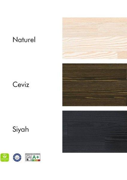 Masif Ağaç Yuvarlak Orta Sehpa Büyük / Küçük Set