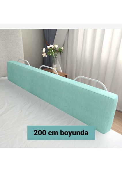 Pro Yumuşak Bebek Güvenlik Yatak Bariyeri Yatak Korkuluğu 200 cm Tek Parça