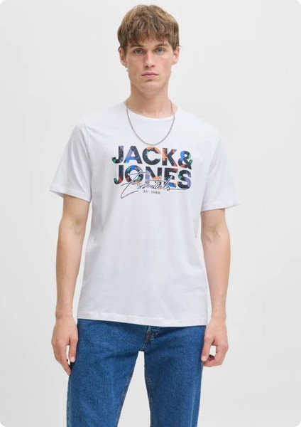Jack&jones 12278523 Jjgeolas Tee 0 Yaka Kısa Kol Tsh fiyatları