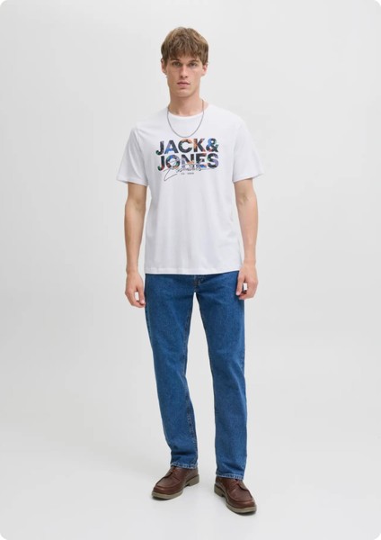 Jack&jones 12278523 Jjgeolas Tee 0 Yaka Kısa Kol Tsh fırsatları