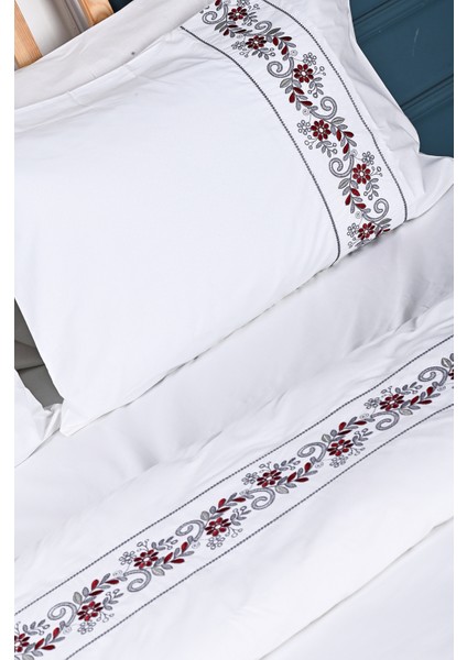 Almira Nakışlı %100 Pamuk Nevresim Takımı modelleri