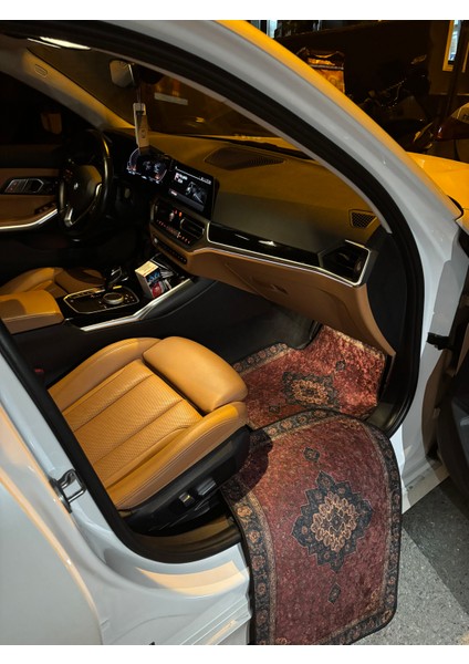 Lüx Oto Halı Paspas Desenli Yıkanabilir Universal (Her Araca Uyumlu)(Türk Motifi Desenli Koyu) fırsatları