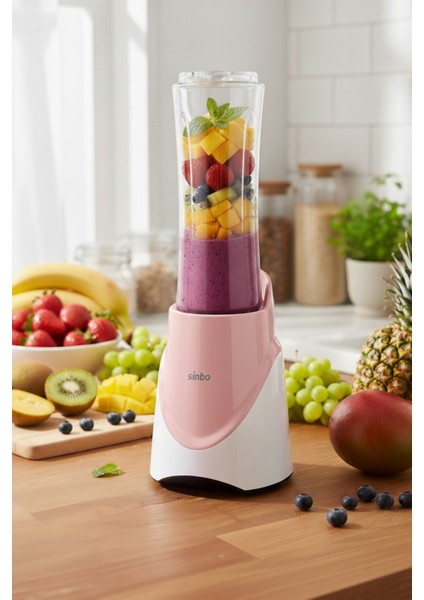 SHB-7508 300W Smoothie Blender |paslanmaz Çelik Bıçaklı, 570 ml Şişe fırsatları