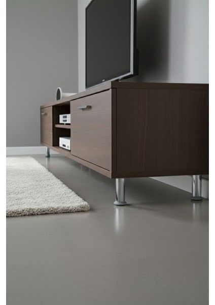 Metal Ayarlanabilir 3 Adet Mobilya Ayağı Metal Tablalı 8cm