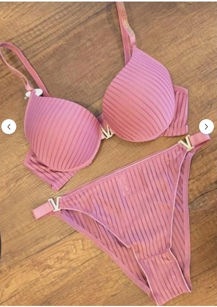 Lusi Store Şık Dolgulu Sütyen Takımı