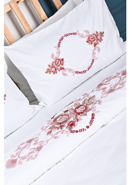 Alyans Nakışlı %100 Pamuk Nevresim Takımı modelleri