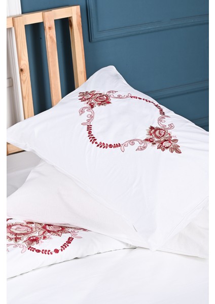 Alyans Nakışlı %100 Pamuk Nevresim Takımı indirimleri