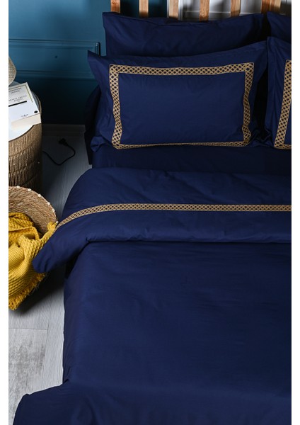 Duru Nakışlı %100 Pamuk Nevresim Takımı