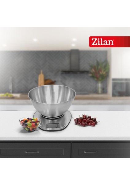 ZLN2960 Dijital Mutfak Tartısı | 5 kg | 1 gr Hassasiyet | Paslanmaz Çelik Yüzey | Pil Dahil fiyatları