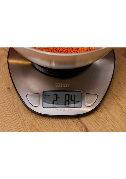 ZLN2960 Dijital Mutfak Tartısı | 5 kg | 1 gr Hassasiyet | Paslanmaz Çelik Yüzey | Pil Dahil modelleri