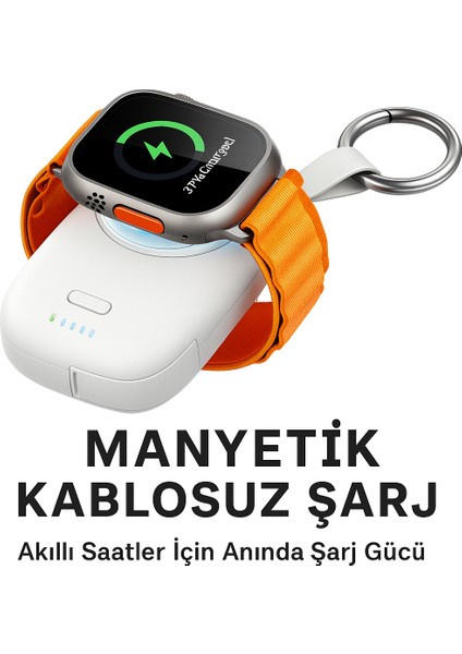 2.5W 1200 Mah Apple Watch Akıllı Saat Uyumlu Wireless Kablosuz Powerbank modelleri