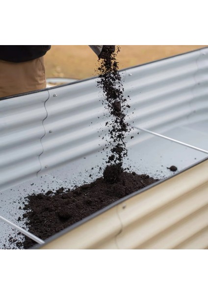 Dayanıklı Metal Yükseltilmiş Bahçe Yatağı – Sebze ve Çiçek Yetiştirmek Için Modern, Uzun Ömürlü Bahçe Kutusu fırsatları