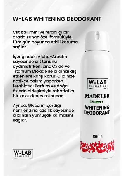 Kozmetik Whitening Deodorant 150 ml fiyatları