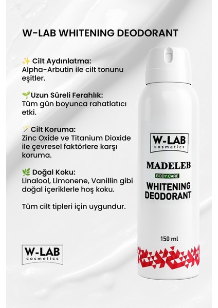 Kozmetik Whitening Deodorant 150 ml modelleri