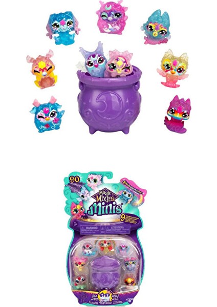 Mixies Miniş 9'lu Figür Seti 14981 Oyuncak Minişler 9 Lu Figür Seti Oyuncak Kazanlı Miniş