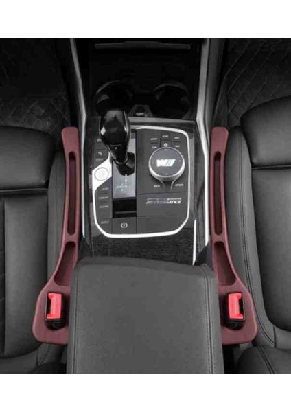 2 Adet Kahverengi Renk Araba Koltuk Arası Düzenleyici 40-7 Ebatlarında