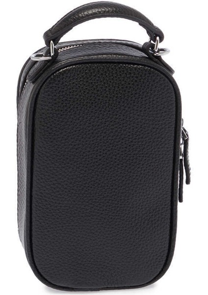 Siyah Hakiki Deri Kadın Çapraz Askılı Çanta - S24Y1BC80287-A41