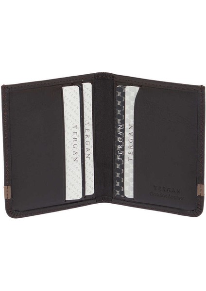 Kahve Hakiki Deri Unisex Kredi Kartlık - S1KK00001663-A8K