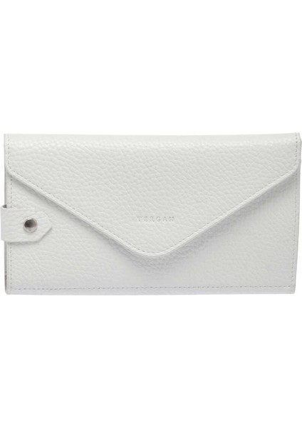 Beyaz Hakiki Deri Kadın Cüzdan - S1CB00005811-B69