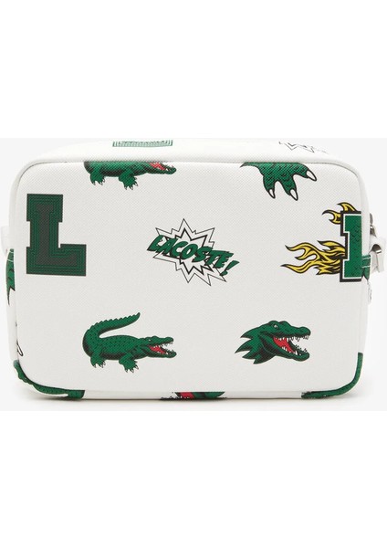 Holiday Unisex Baskılı Beyaz Postacı Çantası fiyatları