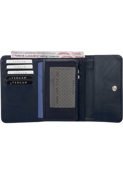 Lacivert Hakiki Deri Kadın Cüzdan - S1CB00005730-O15 indirimleri