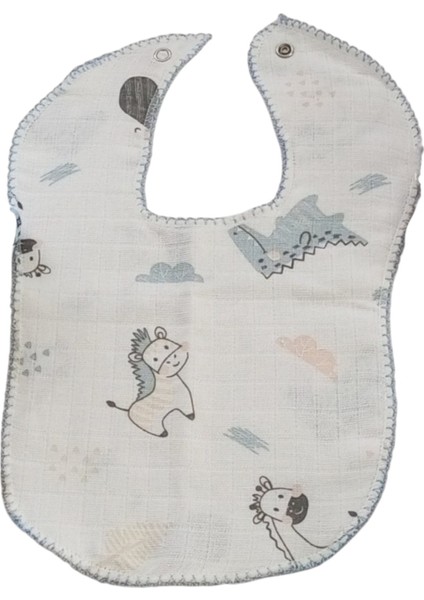 Yenidoğan Erkek Bebek Isimli Emzik Askısı ve Müslin Önlük Hediye Seti fiyatları