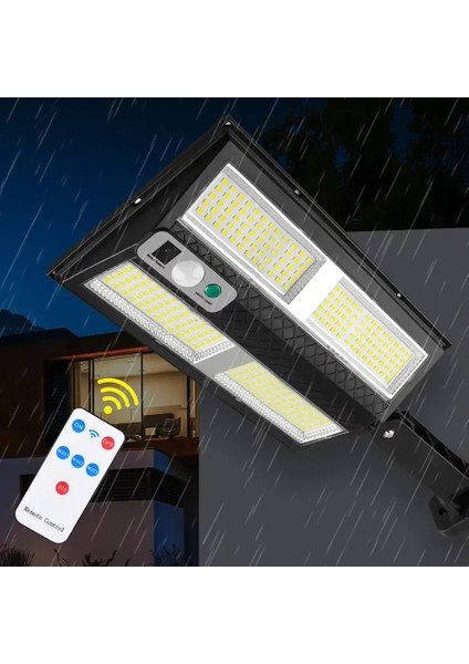 Hareket Sensörlü IP65 Güneş Enerjili LED Spot Kumandalı (5314)