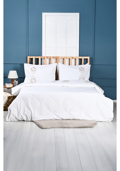 Destina Nakışlı %100 Pamuk Nevresim Takımı fırsatları