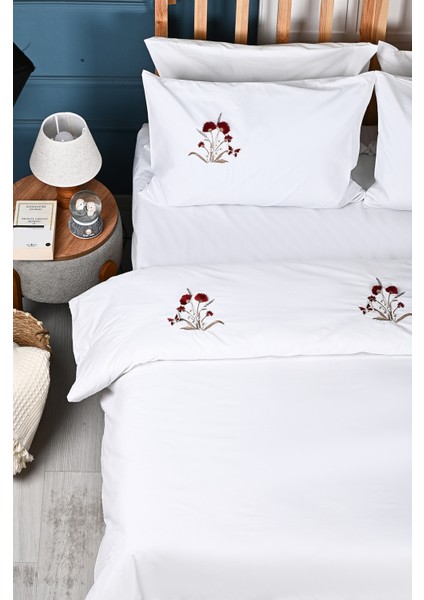 Nikola Nakışlı %100 Pamuk Nevresim Takımı