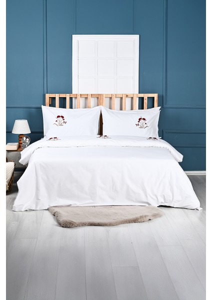 Nikola Nakışlı %100 Pamuk Nevresim Takımı